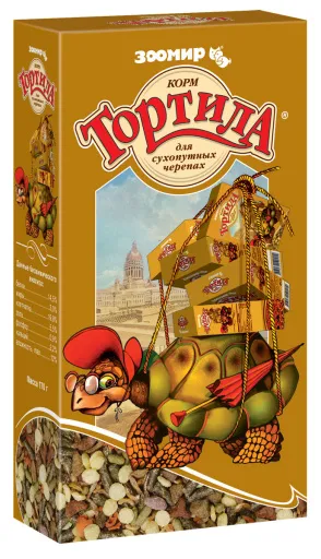Корм Тортила Фито, для сухопутных черепах, 170 г животные