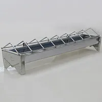 Кормушка лотковая для цыплят, металл, Италия, 30 см