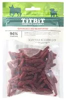 Лакомство для собак TitBit Золотая коллекция, Фрикасе из телятины, 70 г животные