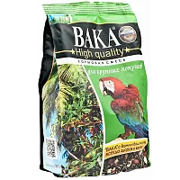 Корм Вака High Quality, для волнистых и средних попугаев, в период линьки, 500 г животные