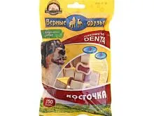 Лакомство для собак Верные Друзья Denta, Косточки жевательные, резанные, 150 г