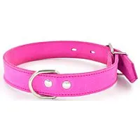Ошейник 1122Р Color Line, двухслойный, нубук, розовый, 14 мм, длина 27-36 см РАСПРОДАЖА