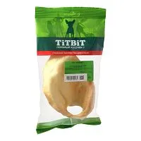 Лакомство для собак TitBit, Ухо говяжье 1, в мягкой упаковке, 31 г животные
