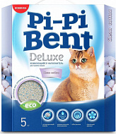 Наполнитель комкующийся Pi-Pi Bent DeLuxe Clean, пакет, 5 кг