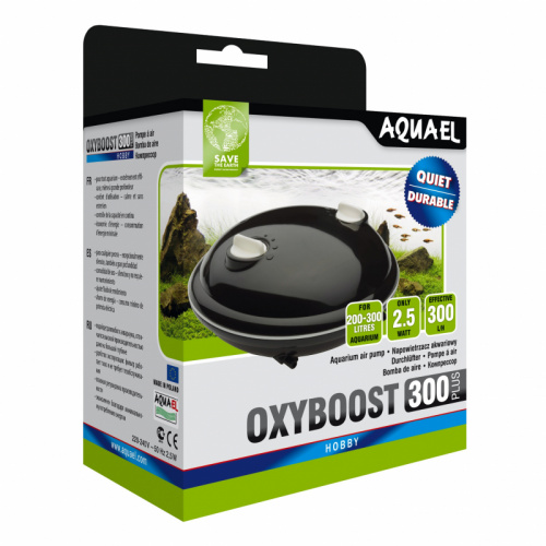 Компрессор AquaEl Oxyboost-300 plus, 2 канала, регулируемый, 150 - 350 л, 2.5 Вт Компрессор AquaEl Oxyboost-300 plus, 2 канала, регулируемый, 150 - 350 л, 2.5 Вт