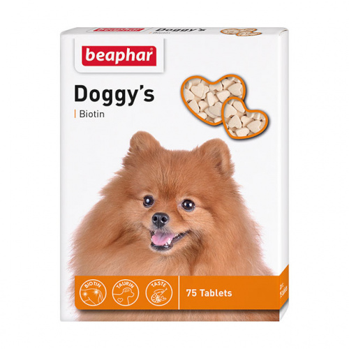 Витамины для собак Doggy`s + Biotin , 75 таблеток фото 2