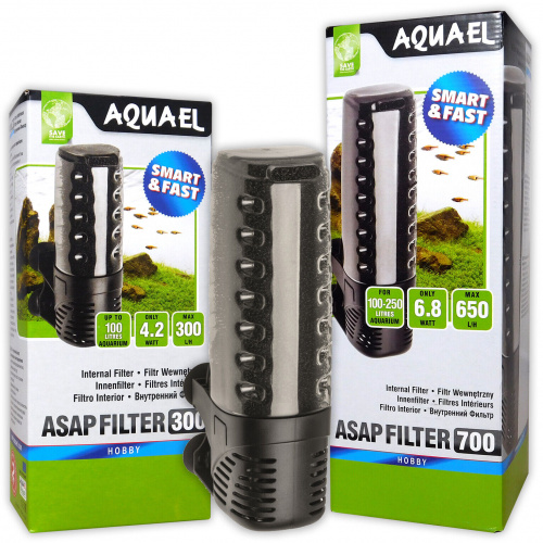 Внутренний фильтр Asap 500 Aqua El, 50 - 150 л фото 2