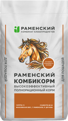 Комбикорм ЛК71 для лошадей (Раменск), 25 кг