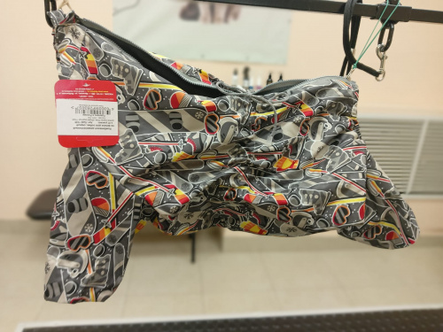 Комбинезон OSSO Fashion, демисезонный, на флисе, для собак, р.40, унисекс, серый фото 2