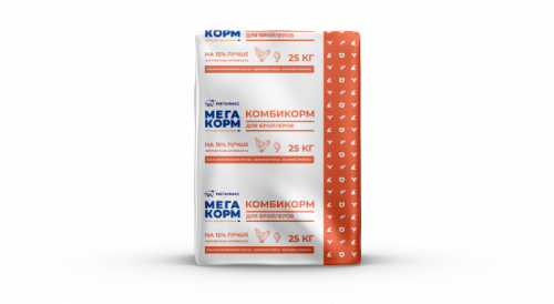 Комбикорм ПК6-1 Финиш 28-42 дня для бройлеров (Мегамикс), 25 кг Комбикорм ПК6-1 Финиш 28-42 дня для бройлеров (Мегамикс), 25 кг