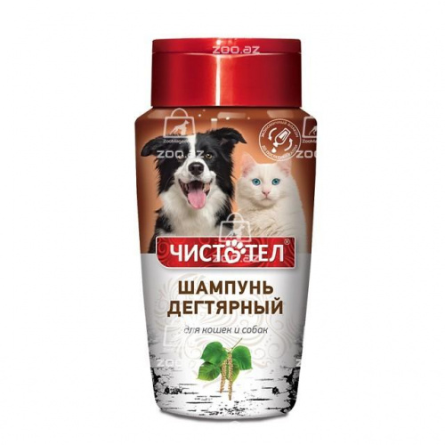 Шампунь Чистотел Дегтярный, для кошек и собак, от блох и клещей, 220 мл фото 2 Шампунь Чистотел Дегтярный, для кошек и собак, от блох и клещей, 220 мл фото 2