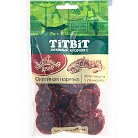 Лакомство для собак TitBit, Нарезка Бергамо, 80 г