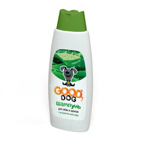 Шампунь Good Dog, для собак и щенков, с экстрактом алоэ вера, 250 мл фото 2