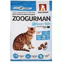 Сухой корм Зоогурман, для кошек, со вкусом Океанической рыбы, 350 г