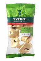 Лакомство для собак TitBit, Нос бараний, конвертик с рубцом бараньим, в мягкой упаковке, 40 г