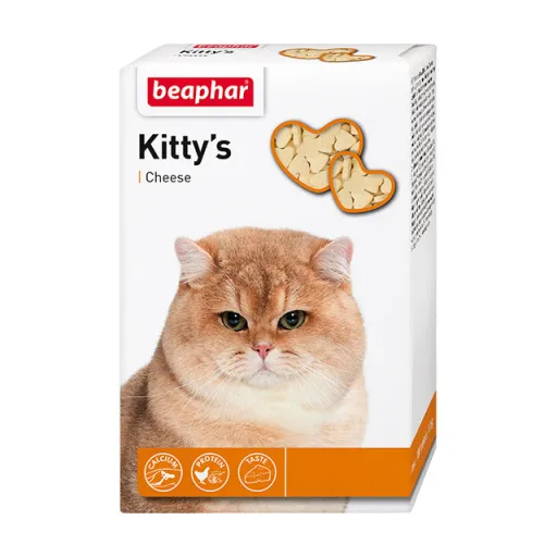 Витамины для кошек Kitty`s + Cheese, с сыром, 75 таблеток