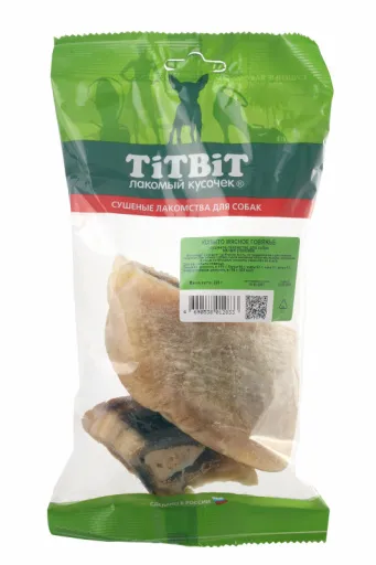 Лакомство для собак TitBit, Копыто мясное говяжье, в мягкой упаковке, 220 г животные