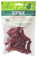 Лакомство для собак TitBit Золотая коллекция, Гуляш из говядины, 65 г